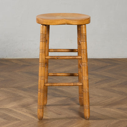 イギリス ヴィンテージ ハイ スツール