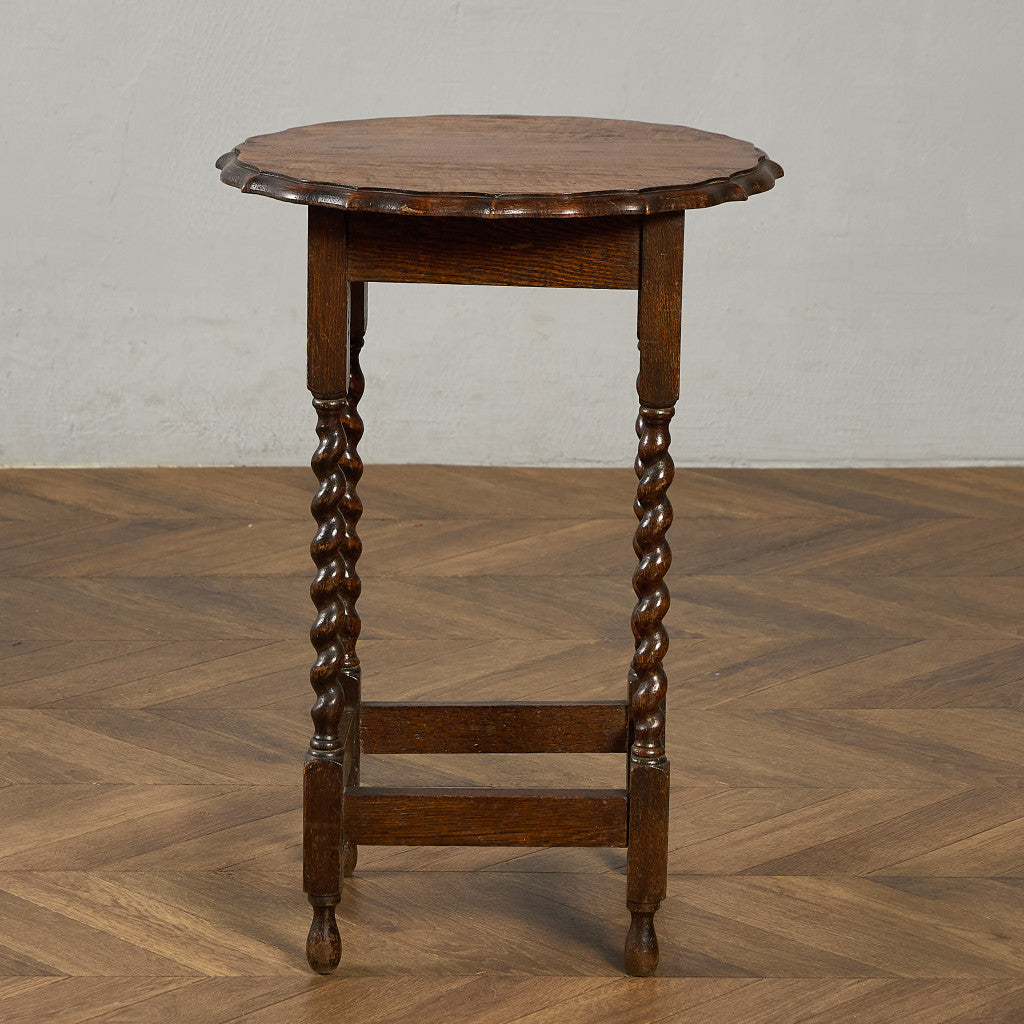 英国 クラシック バーリーシュガーツイスト サイドテーブル