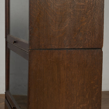 英国 アンティーク スタッキングブックケース 食器棚