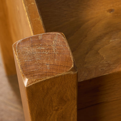 オランダ製 オーク 無垢材 サイドキャビネット