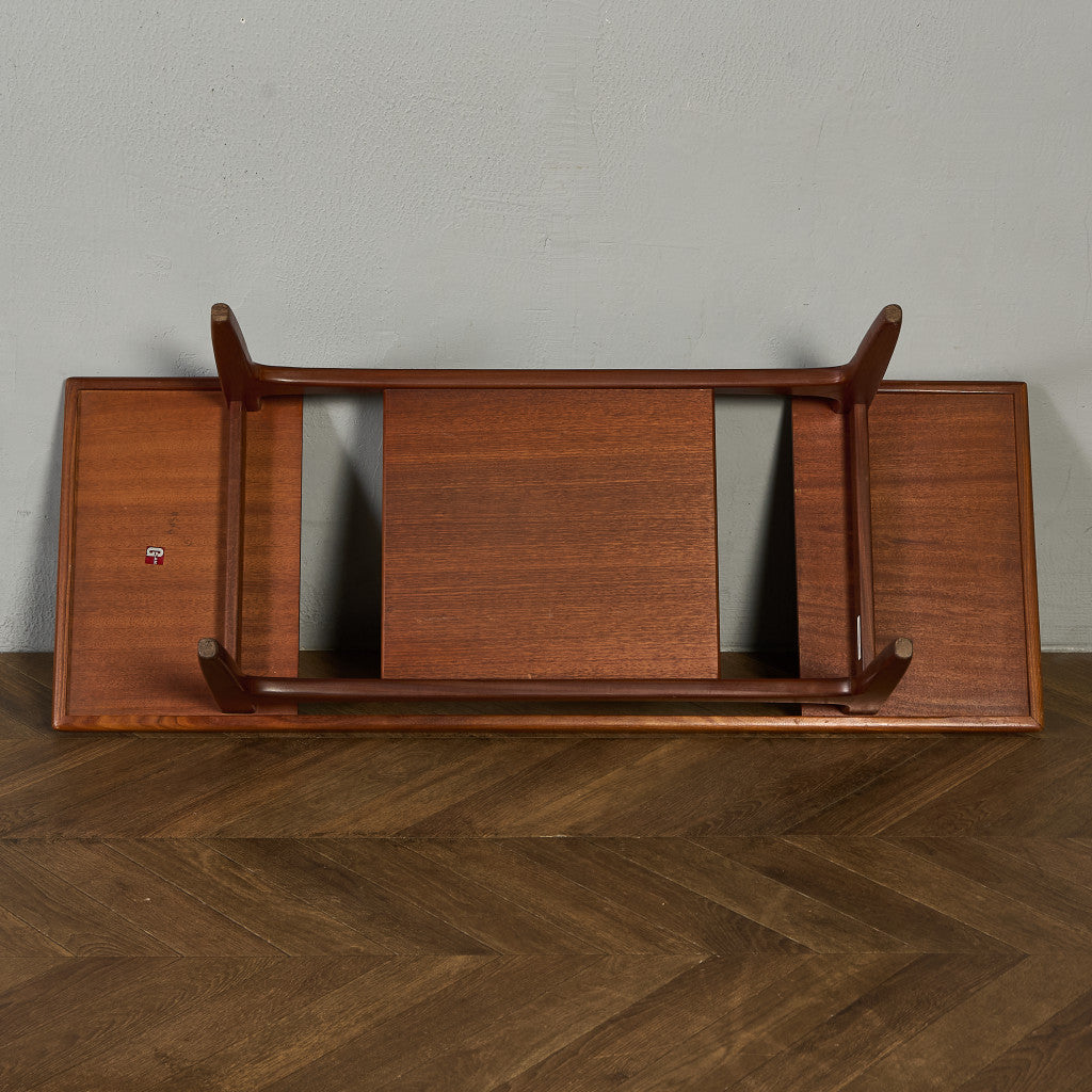 ロングジョン ヴィンテージ ガラストップ コーヒーテーブル