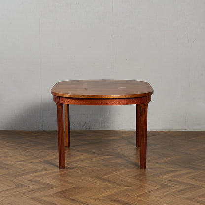 ヴィンテージ エクステンション オーバル ロング ダイニングテーブル