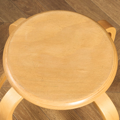 デンマーク LEIKA ヴィンテージ ベントウッド スツール