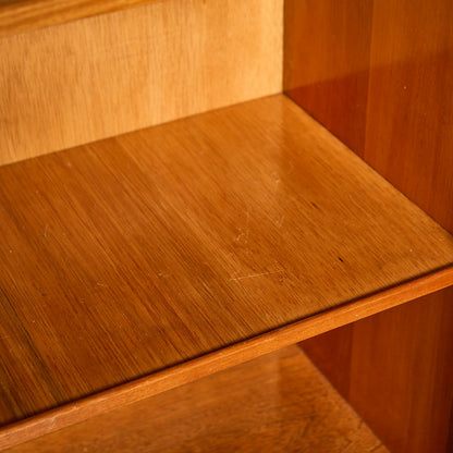 英国 クラシック ウォールナット ブックケース 食器棚