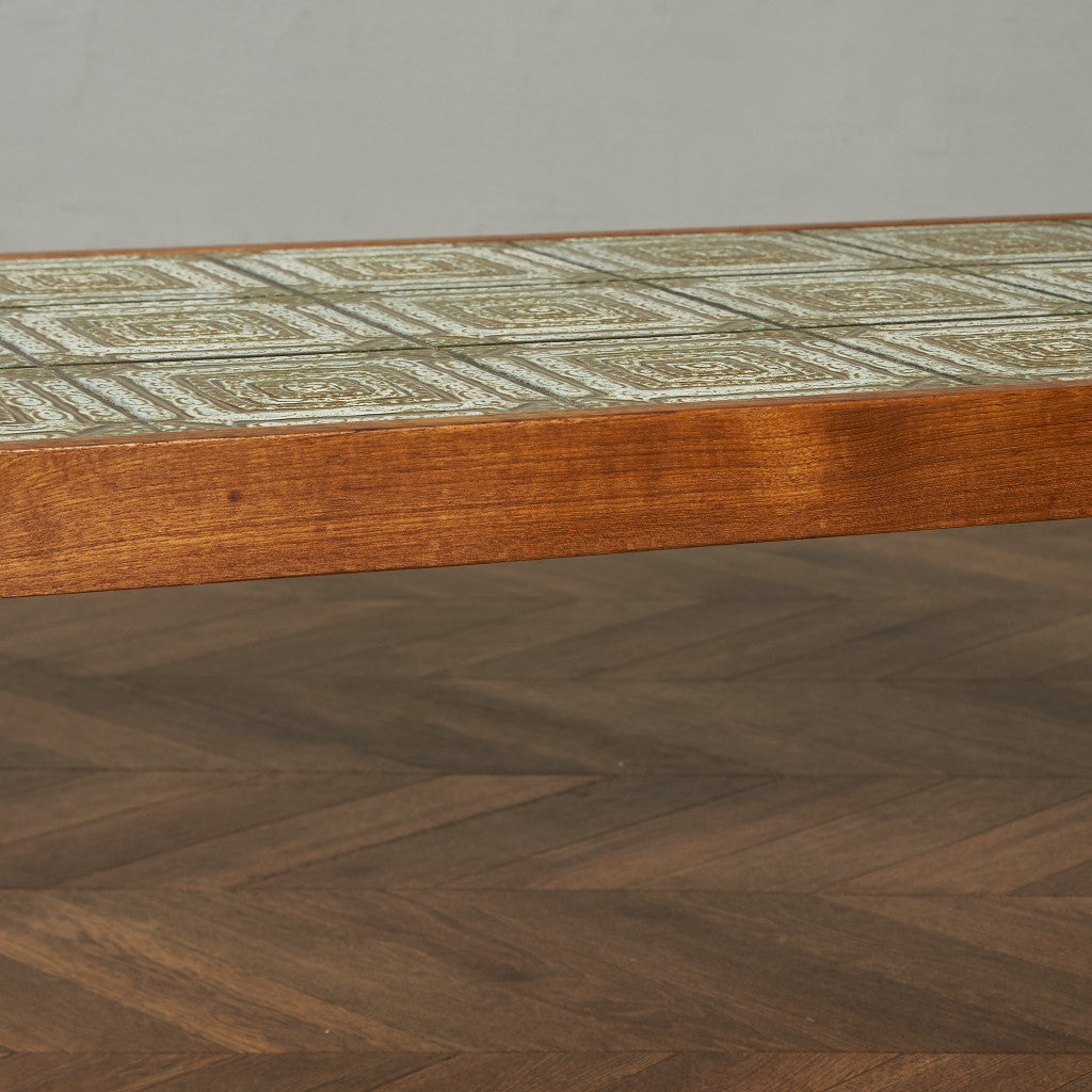 デンマーク製 タイルトップ コーヒーテーブル