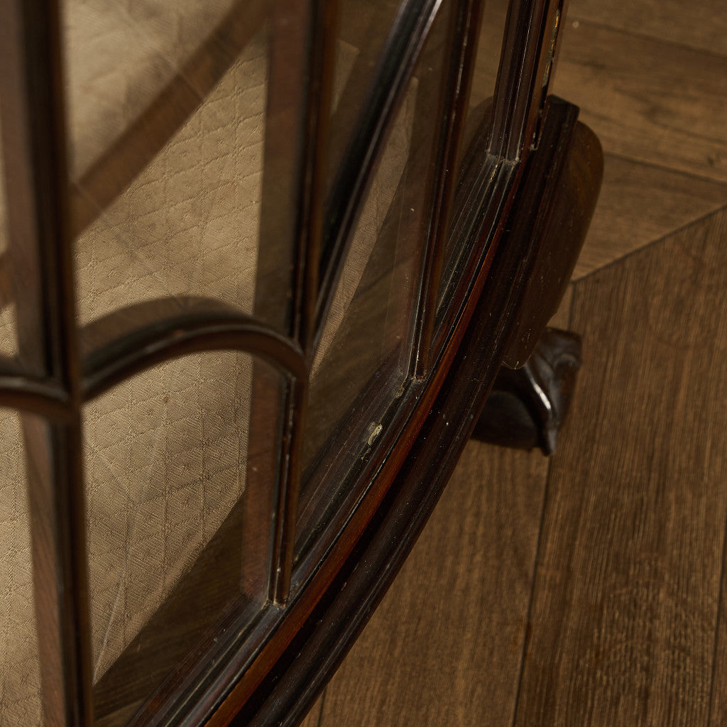 英国 クラシック ディスプレイ ガラス キャビネット #97302