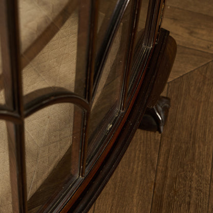 英国 クラシック ディスプレイ ガラス キャビネット #97302