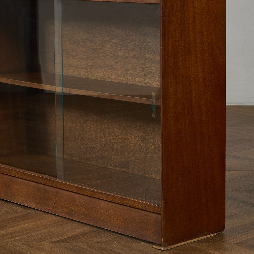 ヴィンテージ ガラスキャビネット 本棚