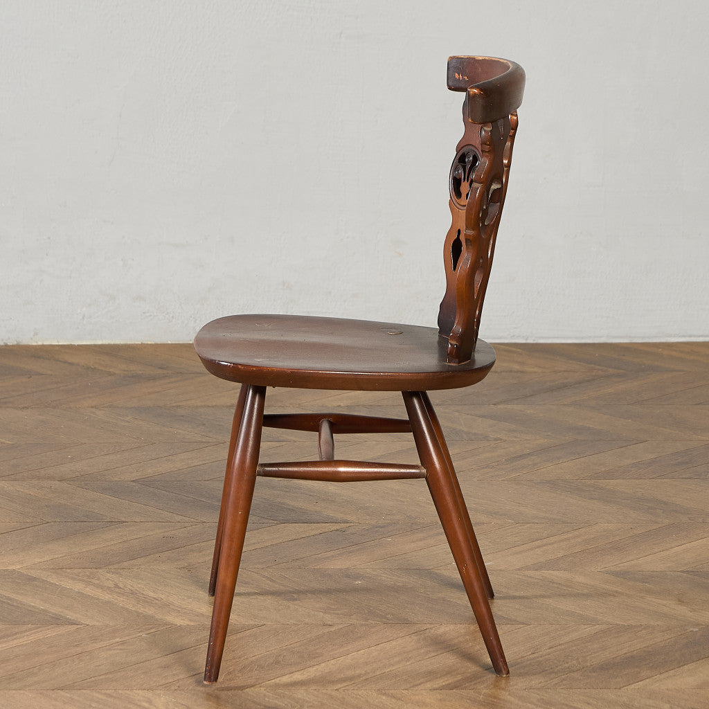 アーコール ERCOL Old Colonial シスルバックチェア ブルーラベル