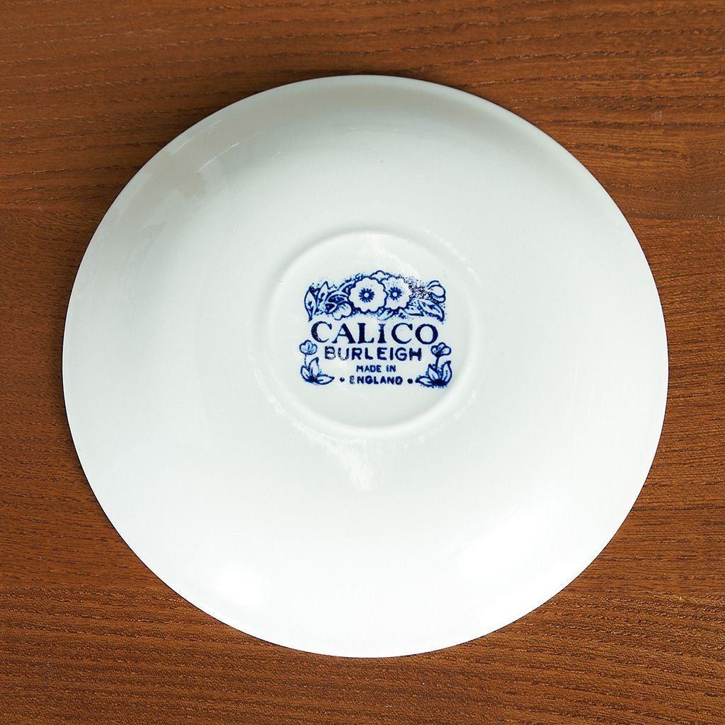 Burleigh バーレイ BLUE CALICO カップ&ソーサー #84513 – camori
