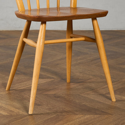 ヴィンテージ 4本 スポーク フープバックチェア ラウンドゴールドラベル