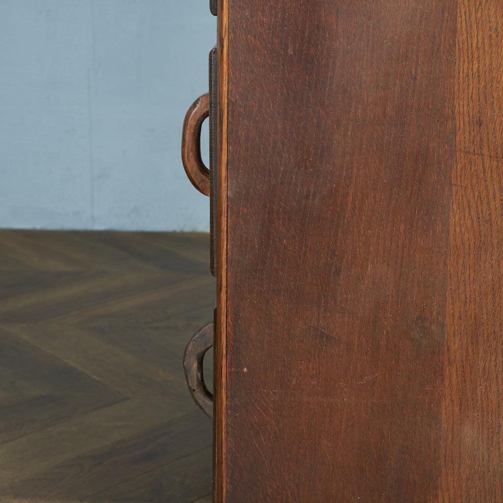 英国 アンティーク 5段 チェスト #84056