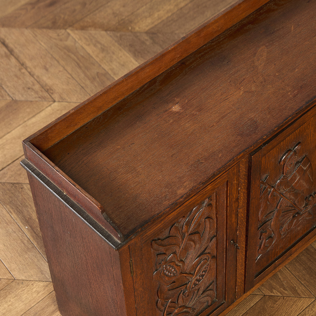 英国 アンティーク キャビネット