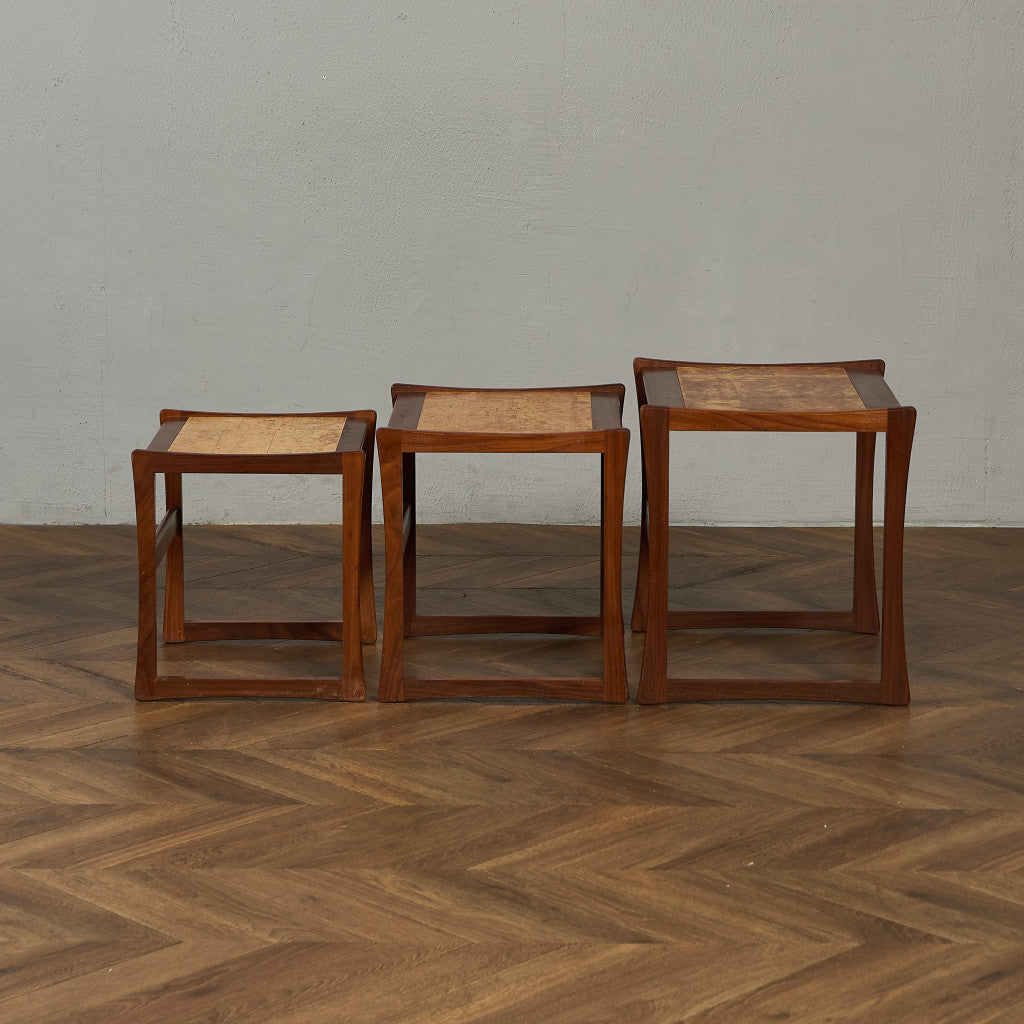 cork ヴィンテージ ネストテーブル (3577D)