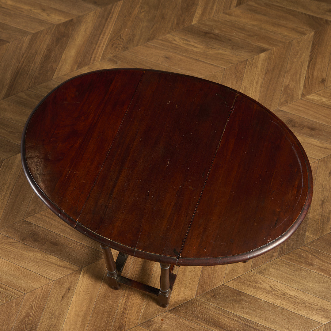 英国 クラシック ドロップリーフ ゲートレッグテーブル