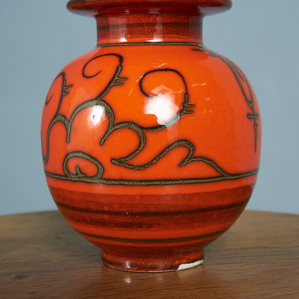 German Art Pottery Flower Vase #81911