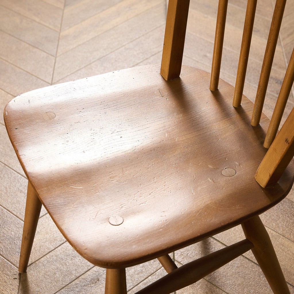 アーコール ERCOL 4本 スポーク フープバックチェア ブルーラベル #97227