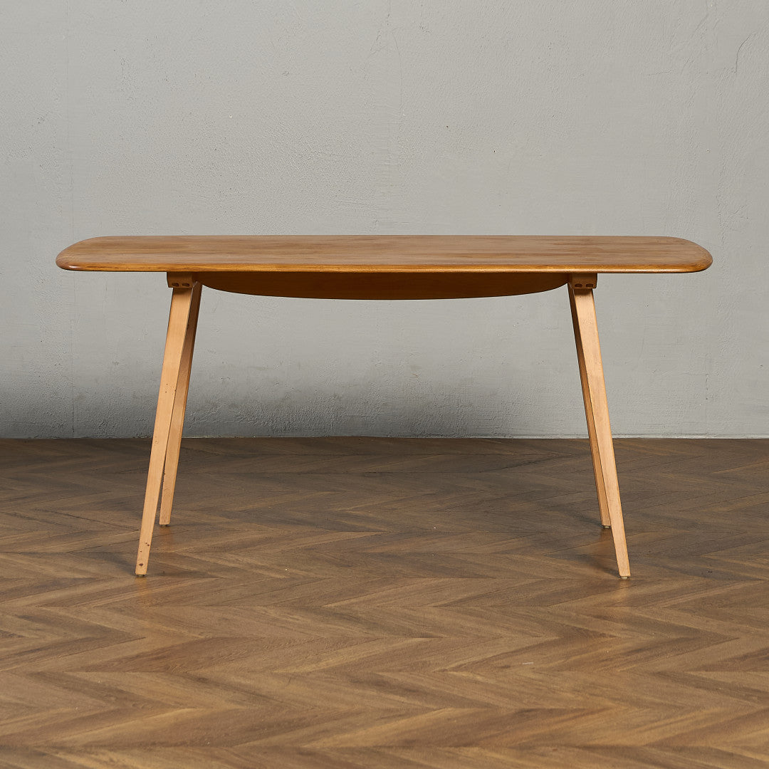 【発送の場合は即購入不可】 レア Ercol プランクテーブル エルム アーコール ダイニングテーブル 英国 ヴィンテージ 木製 シンプル ナチュラル ビンテージ 69607 発送の場合は即購入不可】 レア Ercol プランクテーブル エルム