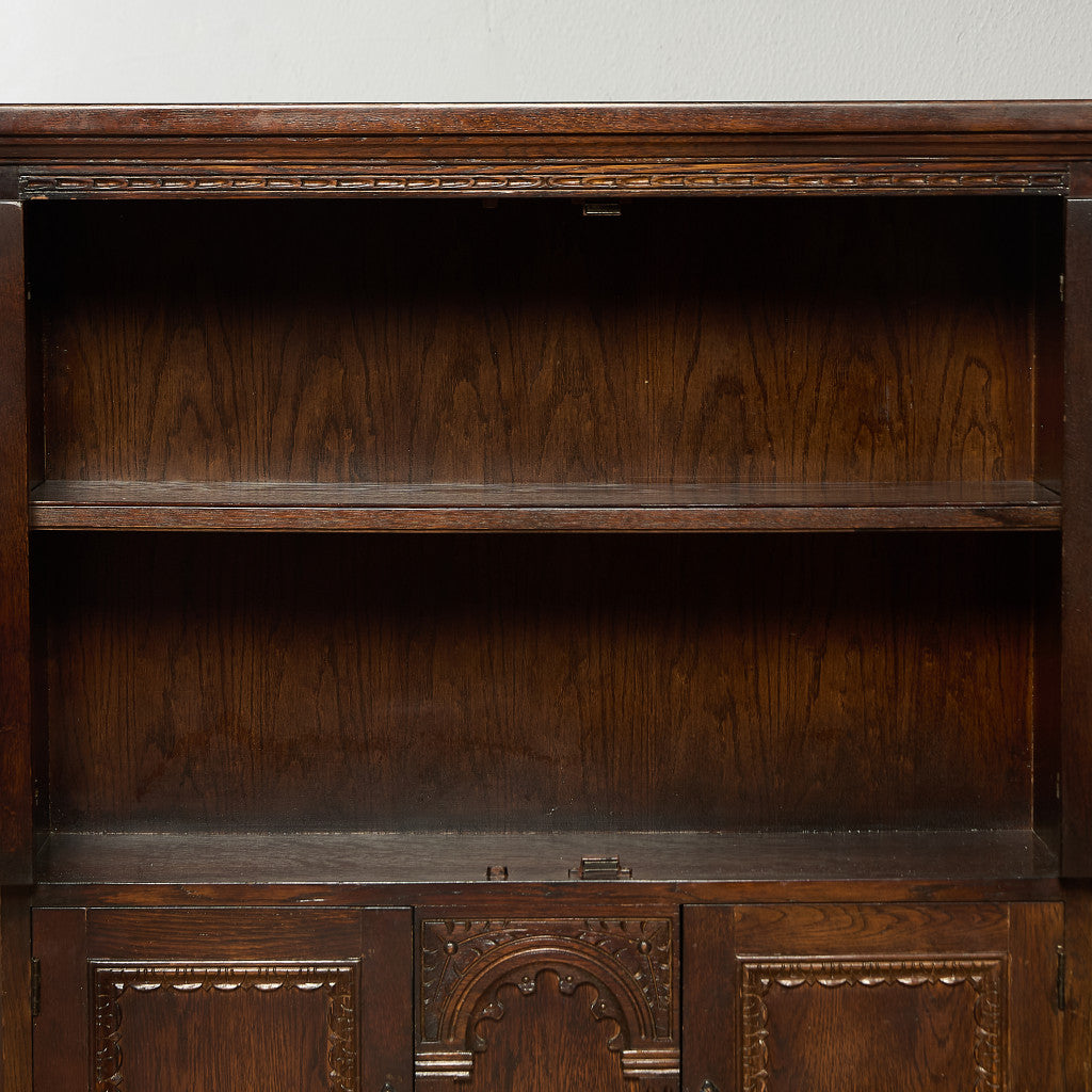 英国 クラシック オーク材 ブックケース