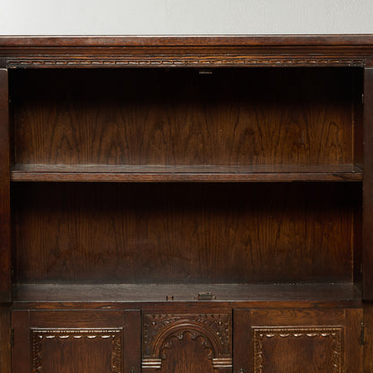 英国 クラシック オーク材 ブックケース