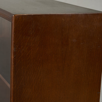 英国 クラシック ガラス ブックケース 食器棚