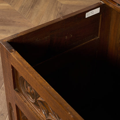 英国 クラシック オーク ブランケットボックス