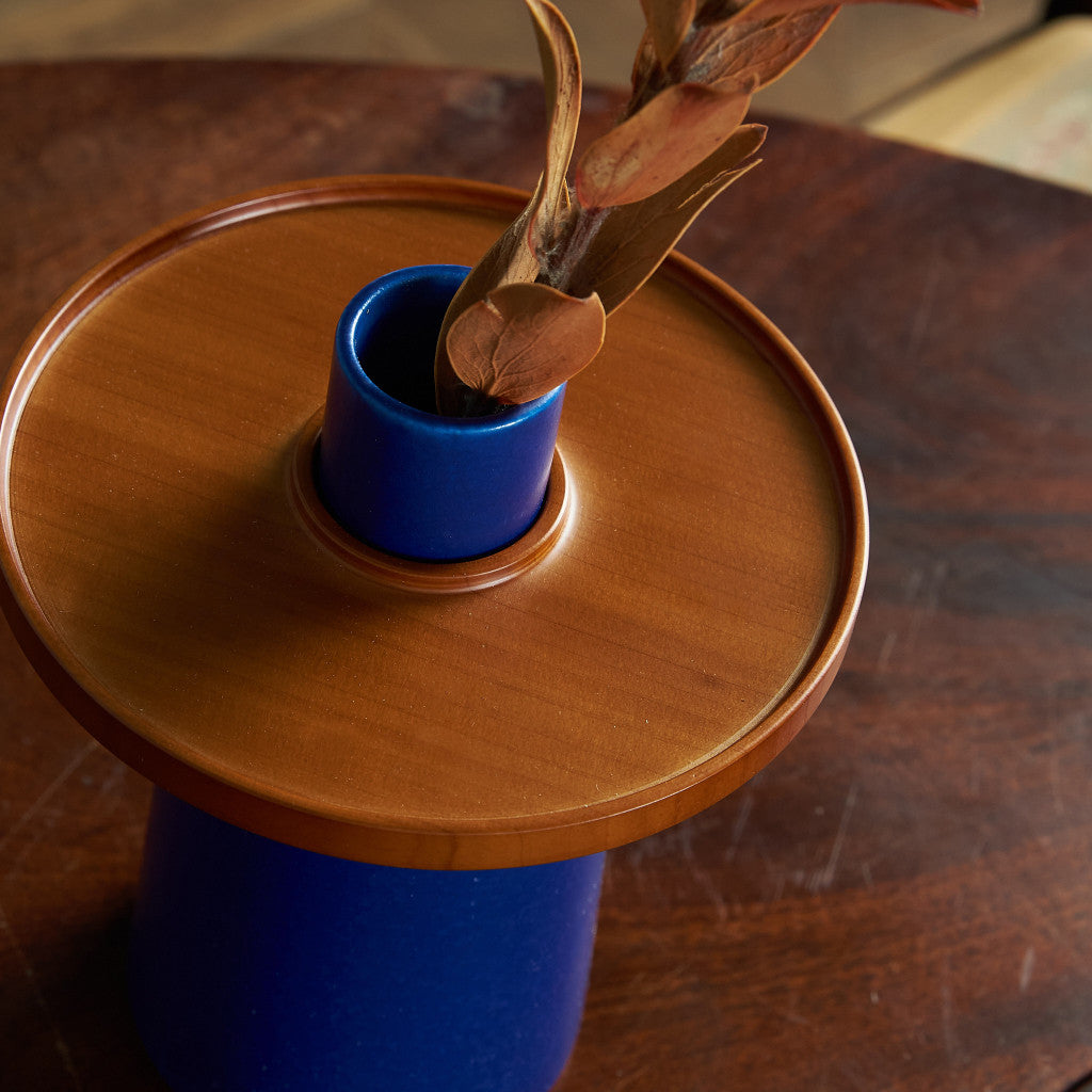 hanauke フラワーベース / BLUE