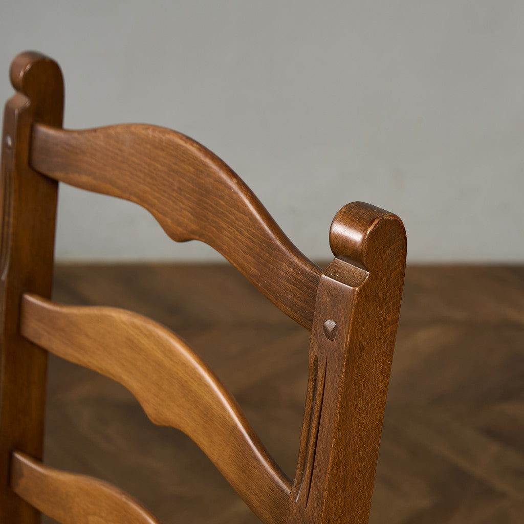 ラダーバックチェア (715) ラウンドゴールドラベル