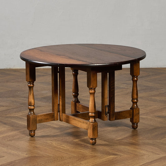 英国クラシック ドロップリーフ ゲートレッグテーブル