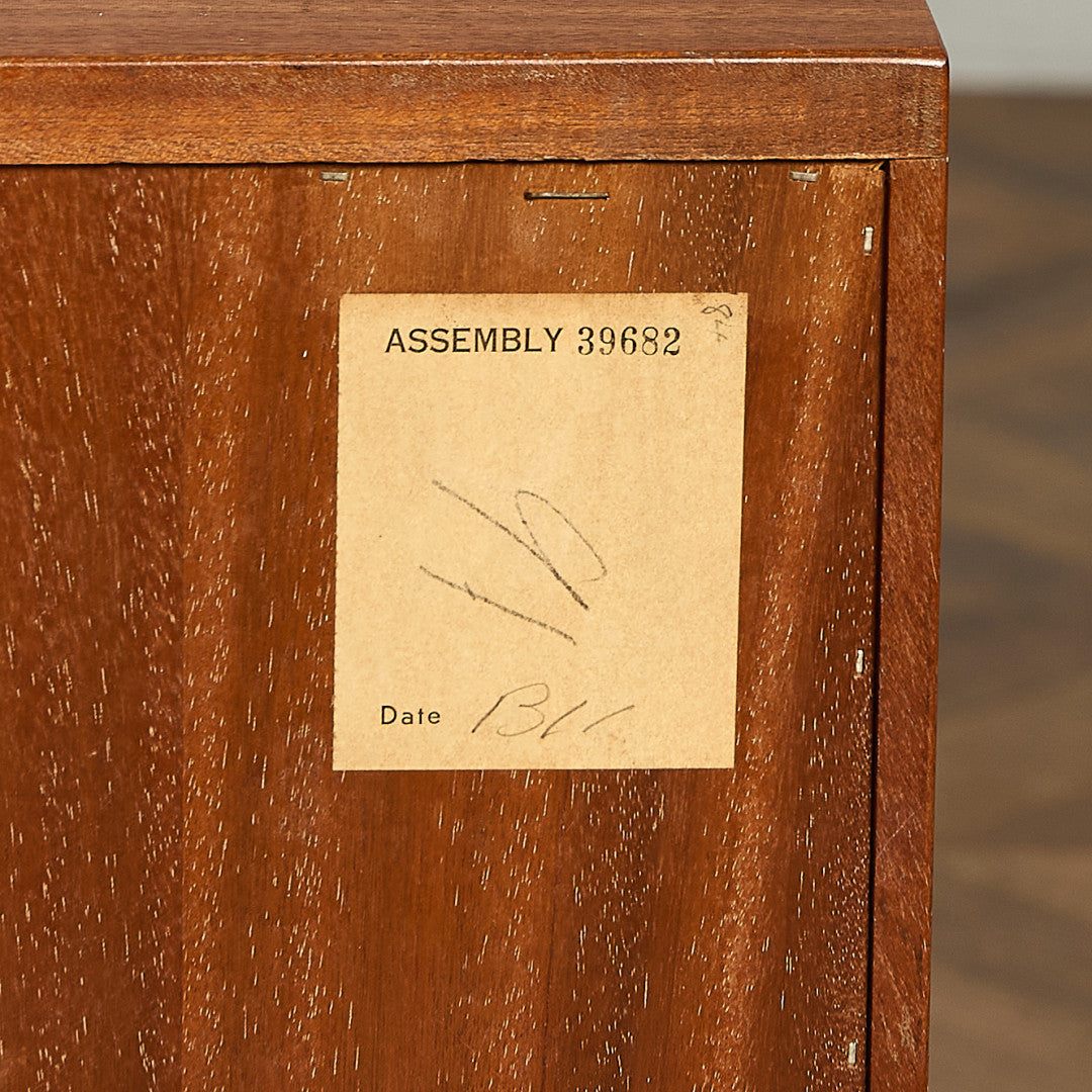 モーリス オブ グラスゴー Morris of Glasgow Cumbrae ヴィンテージ ナロー ガラス ブックケース 食器棚 #94361