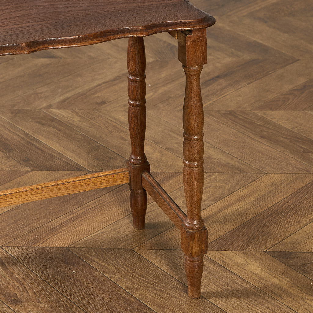 英国 クラシック オーク材 ネストテーブル サイドテーブル