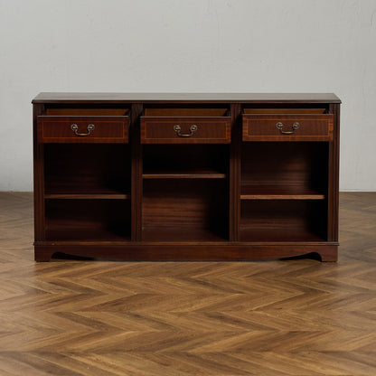 英国 クラシック ワイド オープンシェルフ