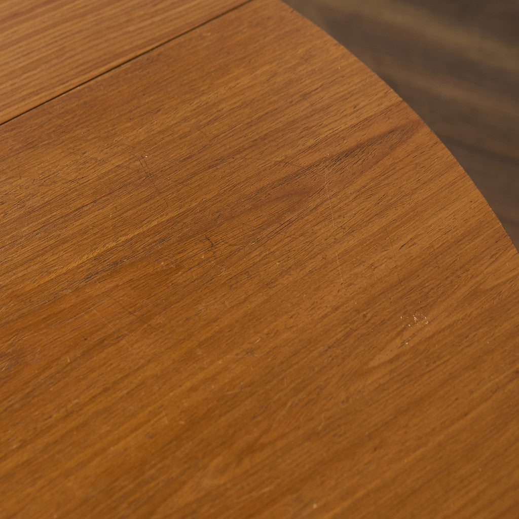 英国 ヴィンテージ エクステンション ラウンド ダイニングテーブル