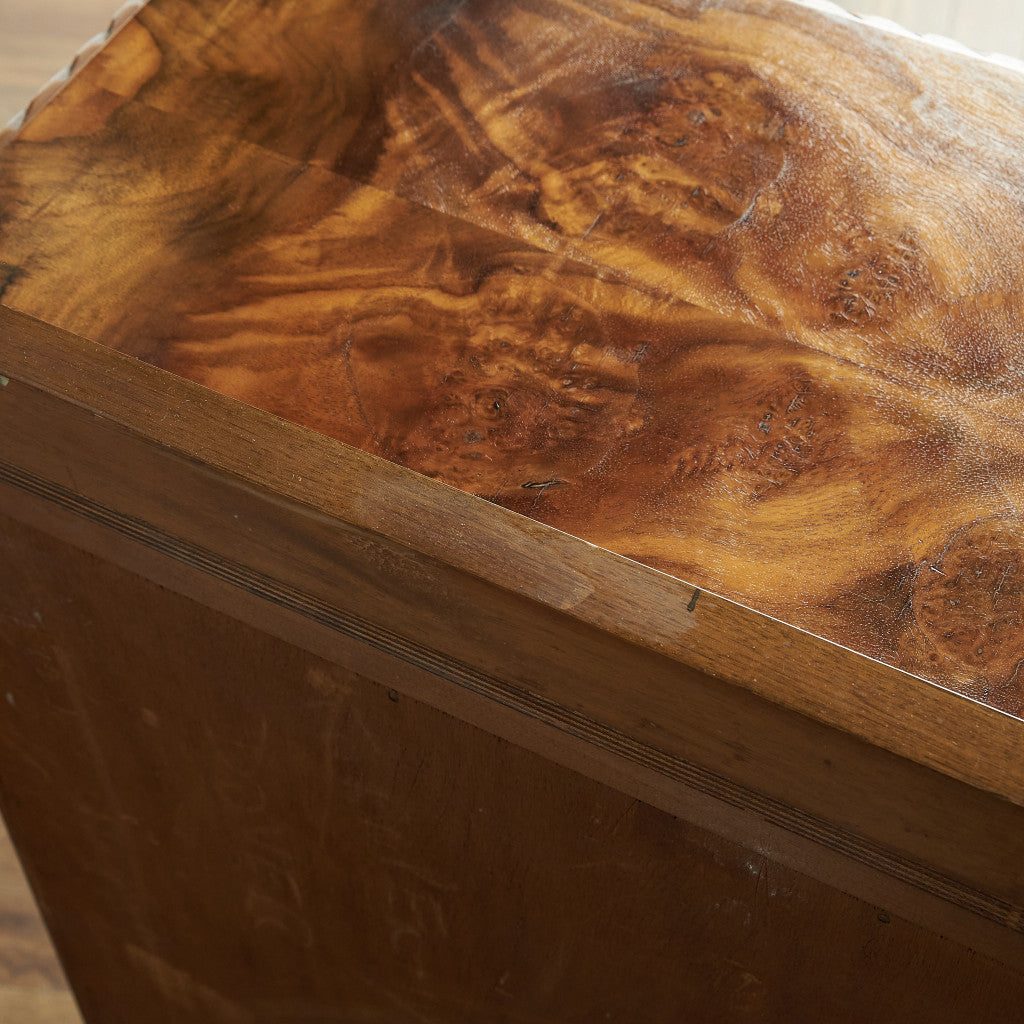 英国クラシック ウォールナット材 ブックケース / 食器棚