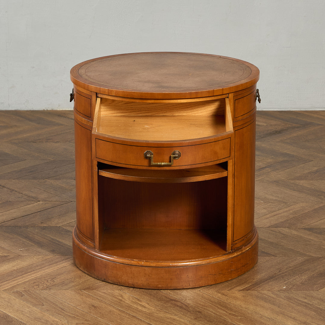 クラシック ドラム テーブル 本棚