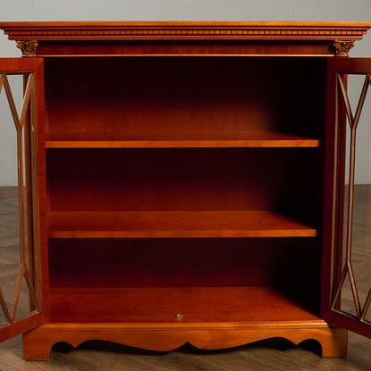 英国 クラシック エドワーディアン様式 ブックケース 食器棚