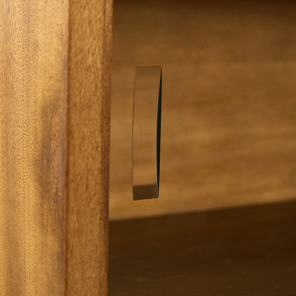 Cumbrae ヴィンテージ ナロー ガラス ブックケース 食器棚