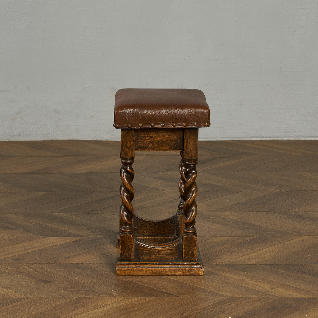 英国 クラシック 収納付 スツール #90015