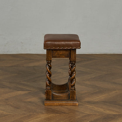 英国 クラシック 収納付 スツール #90015