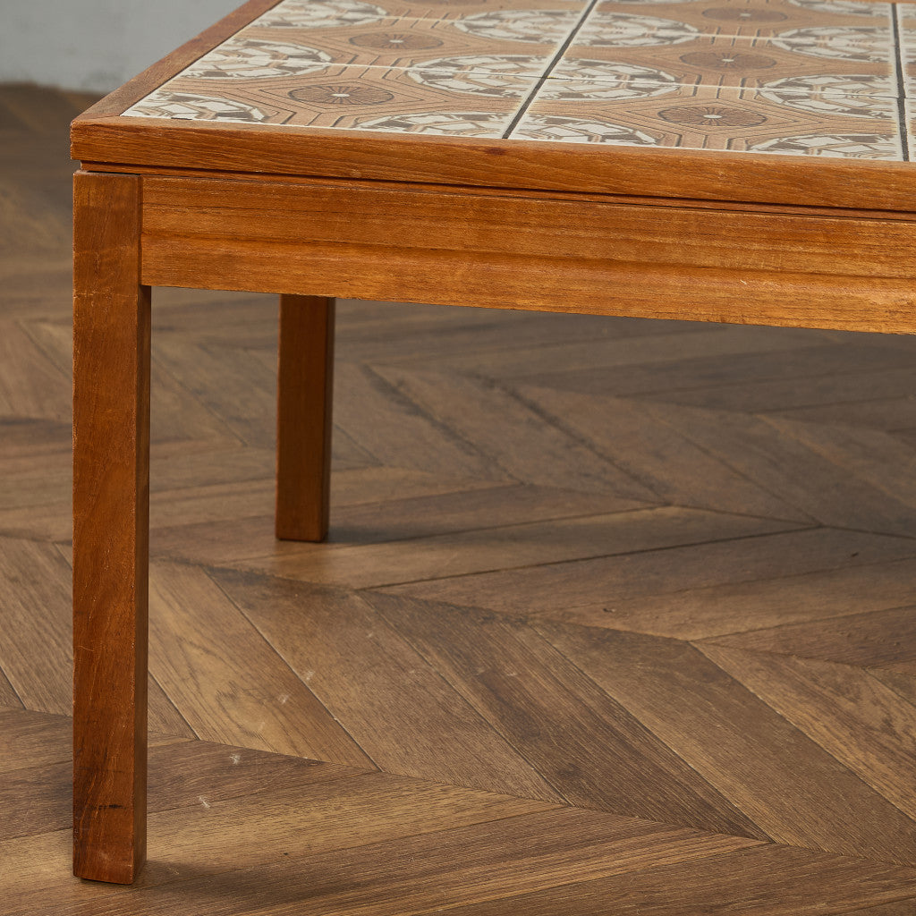 イギリス ヴィンテージ タイルトップ コーヒーテーブル センターテーブル