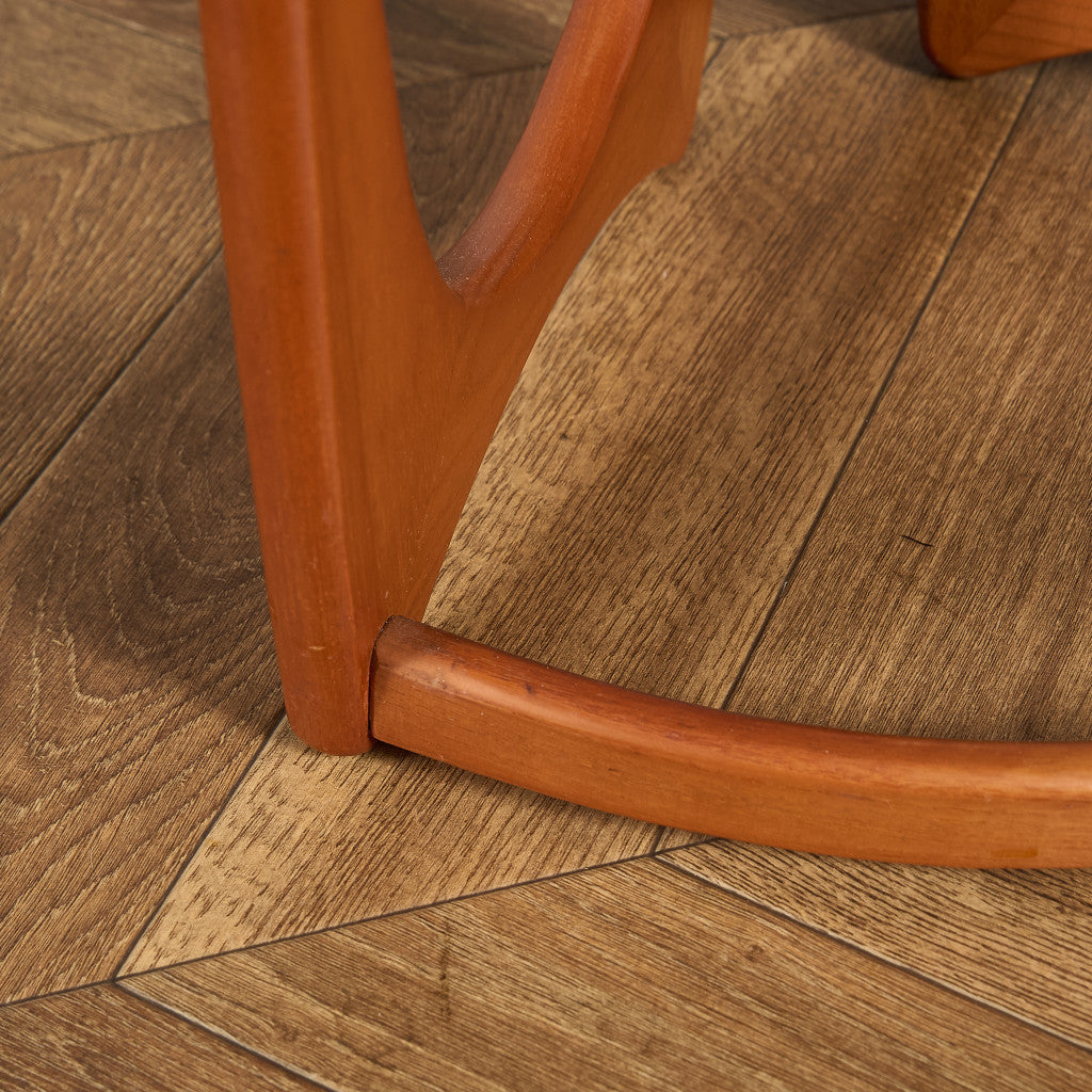 ヴィンテージ ガラストップ ネスト コーヒーテーブル