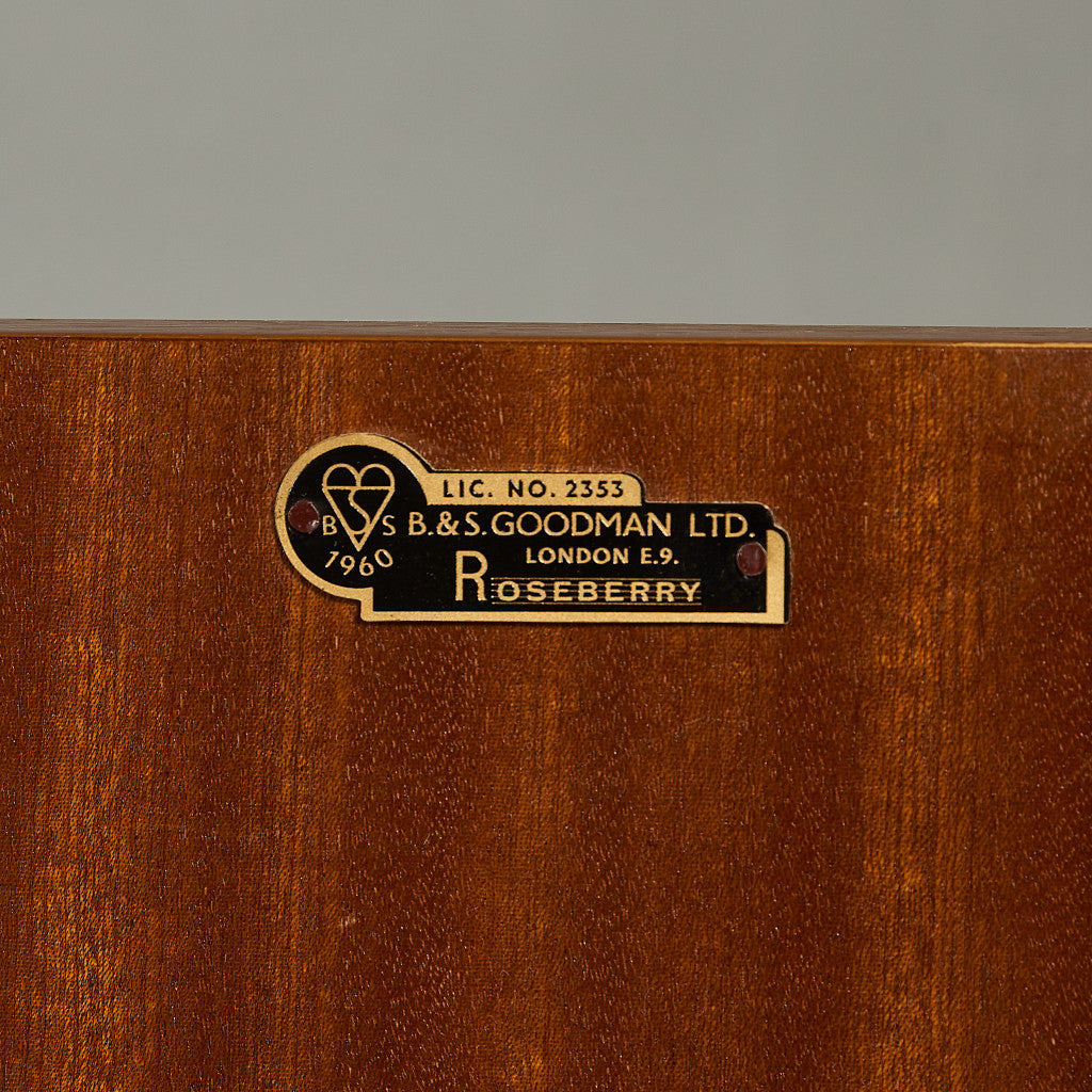 B&S Goodman Roseberry ヴィンテージ ナロー ブックケース #90028