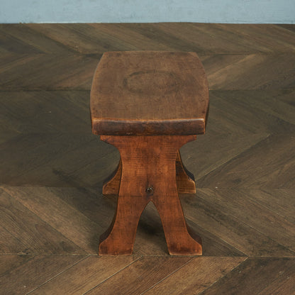 British antique milking stool #81722