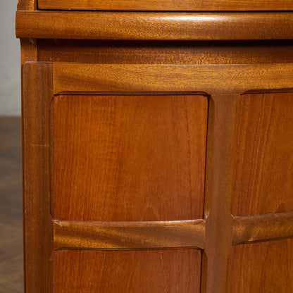 ネイサン Nathan 十字扉 ヴィンテージ トール コーナーキャビネット #95517