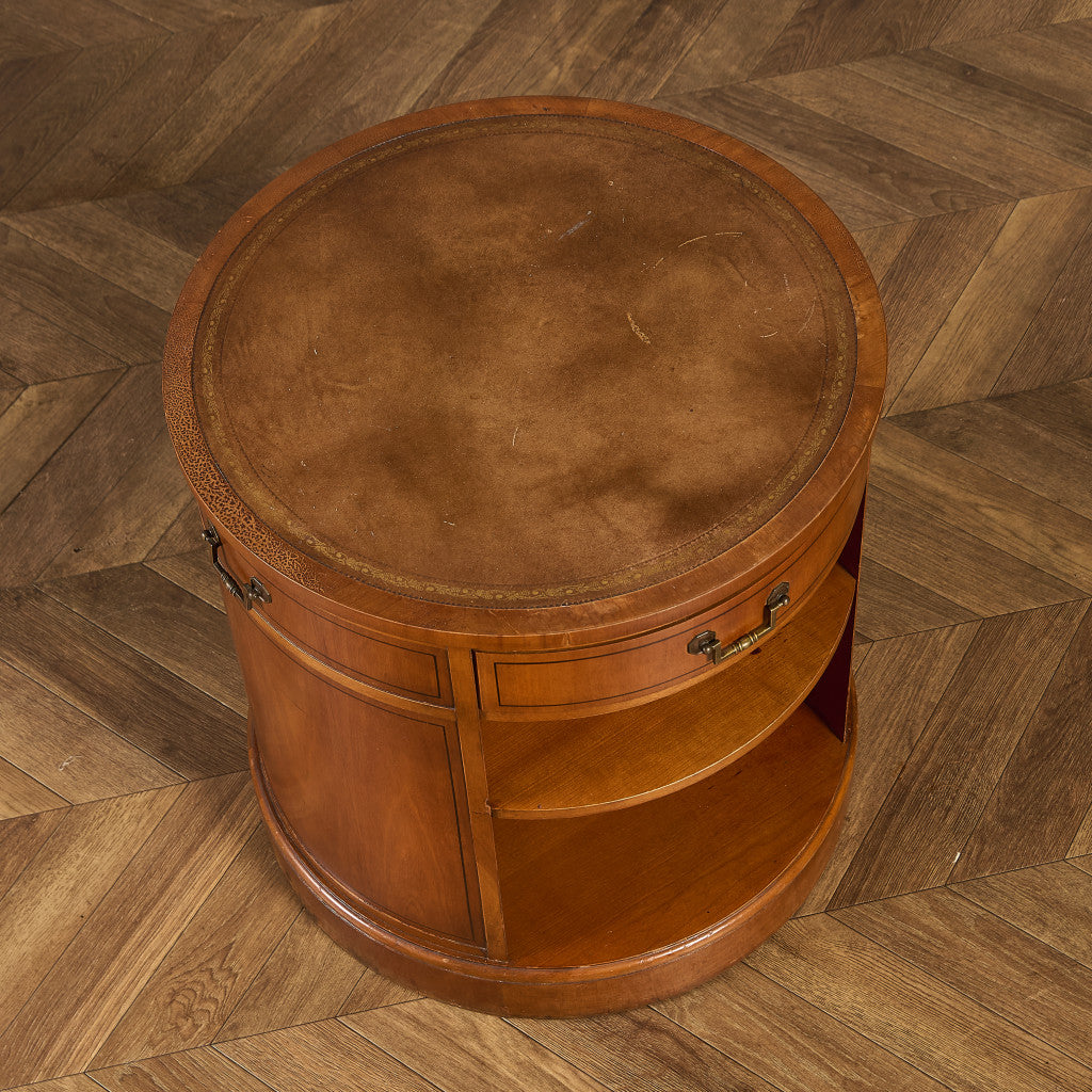 クラシック ドラム テーブル 本棚