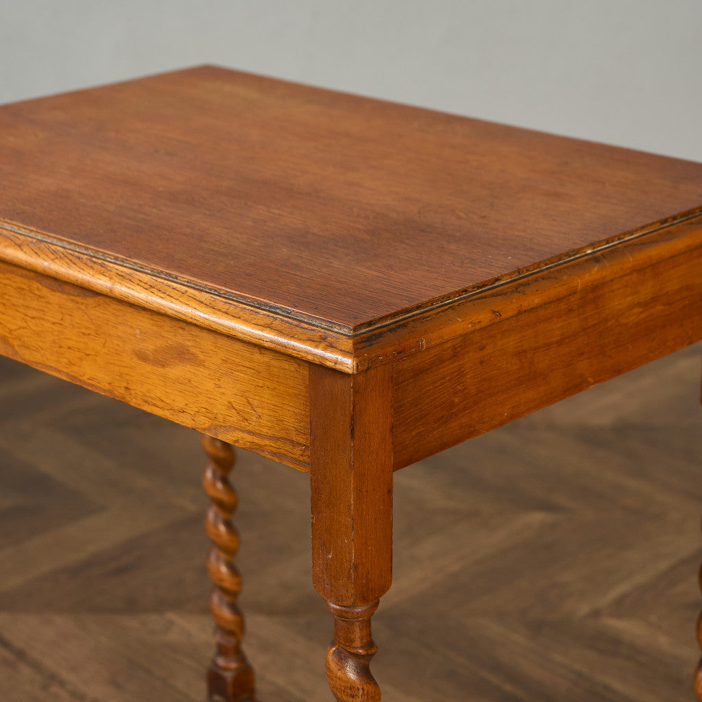 英国 クラシック バーリーシュガー ツイストレッグ サイドテーブル