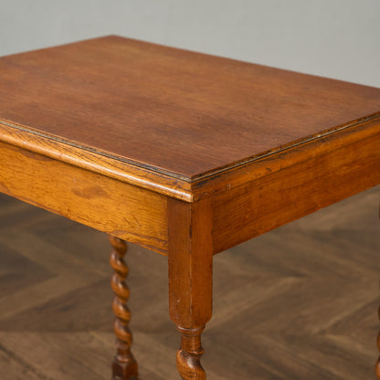 英国 クラシック バーリーシュガー ツイストレッグ サイドテーブル