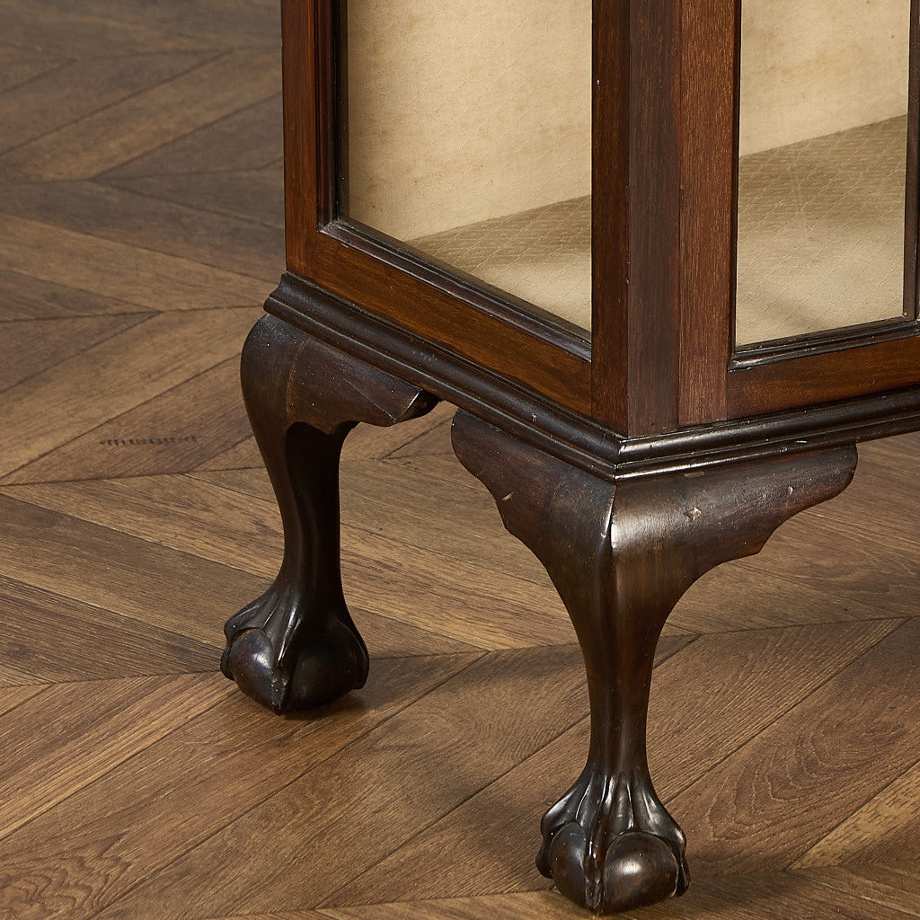 英国 クラシック ディスプレイ ガラス キャビネット #97302