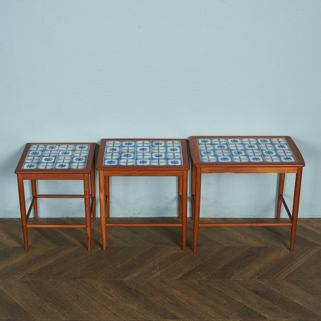 北欧ヴィンテージ タイルトップ ネストテーブル #72166 – camori