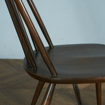 ERCOL Vintage Quaker Chair Large Size / Round Gold Label #66074